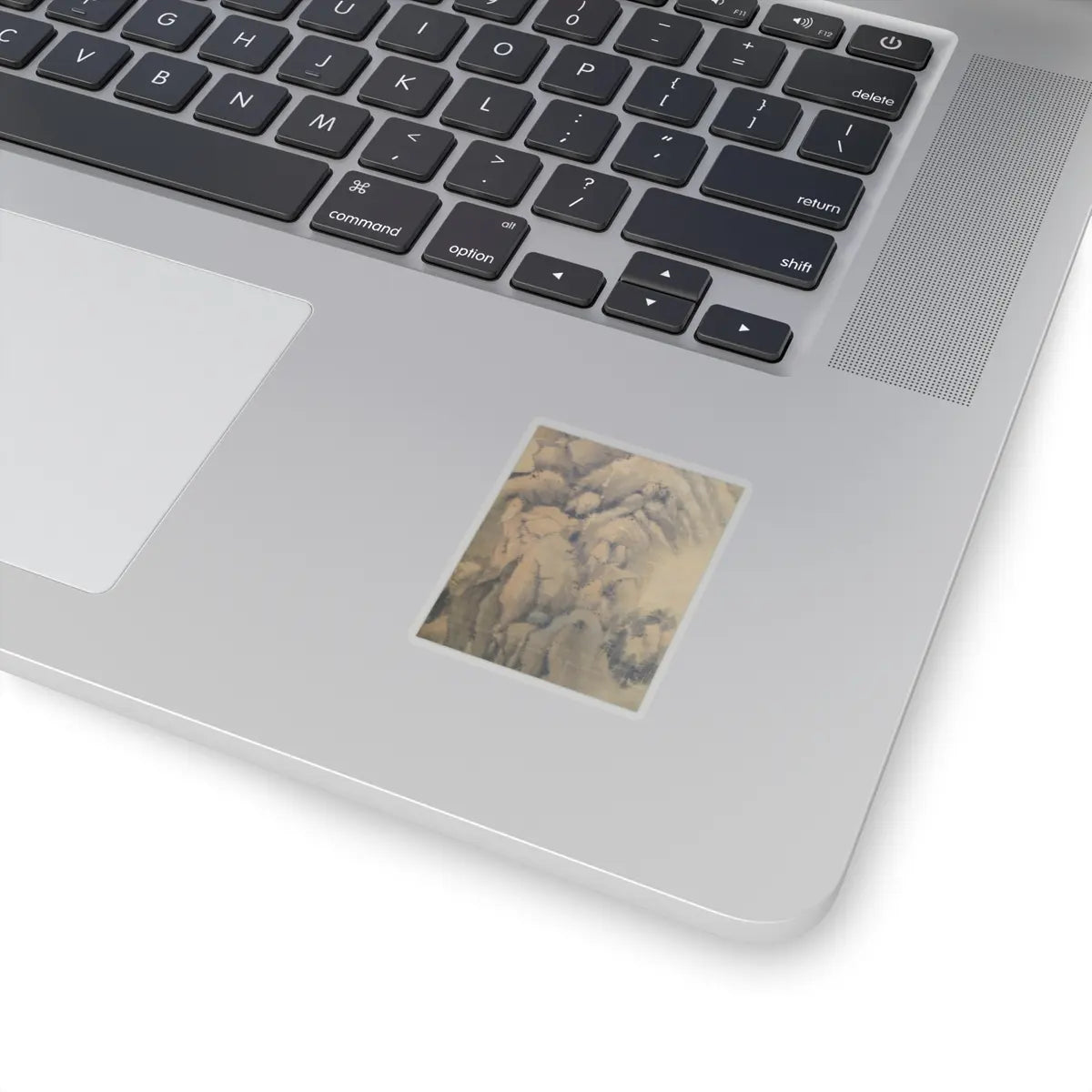 Dong Qichang - Spring Mountains over Warm Greenery - dated 1630 v10 - STICKER Vinyl Kiss-Cut Decal