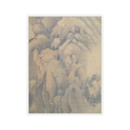 Dong Qichang - Spring Mountains over Warm Greenery - dated 1630 v10 - STICKER Vinyl Kiss-Cut Decal