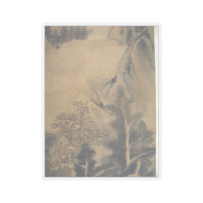 Dong Qichang - Spring Mountains over Warm Greenery - dated 1630 v12 - STICKER Vinyl Kiss-Cut Decal
