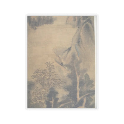 Dong Qichang - Spring Mountains over Warm Greenery - dated 1630 v12 - STICKER Vinyl Kiss-Cut Decal