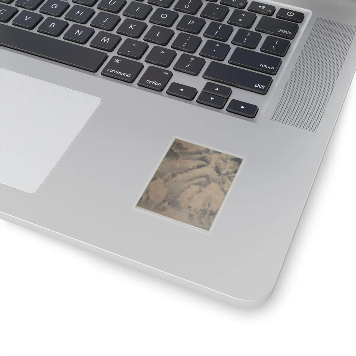 Dong Qichang - Spring Mountains over Warm Greenery - dated 1630 v19 - STICKER Vinyl Kiss-Cut Decal