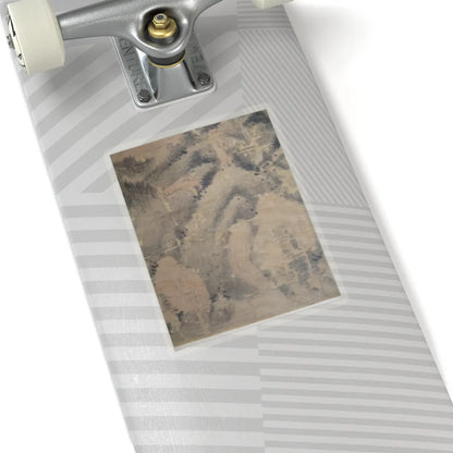 Dong Qichang - Spring Mountains over Warm Greenery - dated 1630 v19 - STICKER Vinyl Kiss-Cut Decal