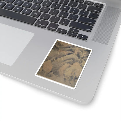 Dong Qichang - Spring Mountains over Warm Greenery - dated 1630 v19 - STICKER Vinyl Kiss-Cut Decal