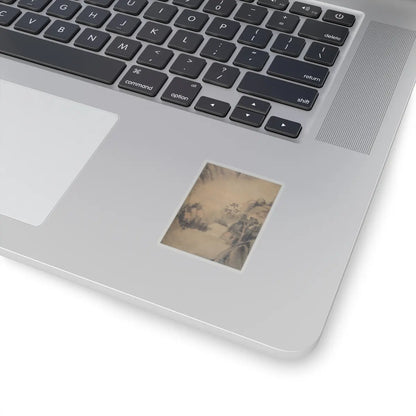 Dong Qichang - Spring Mountains over Warm Greenery - dated 1630 v9 - STICKER Vinyl Kiss-Cut Decal