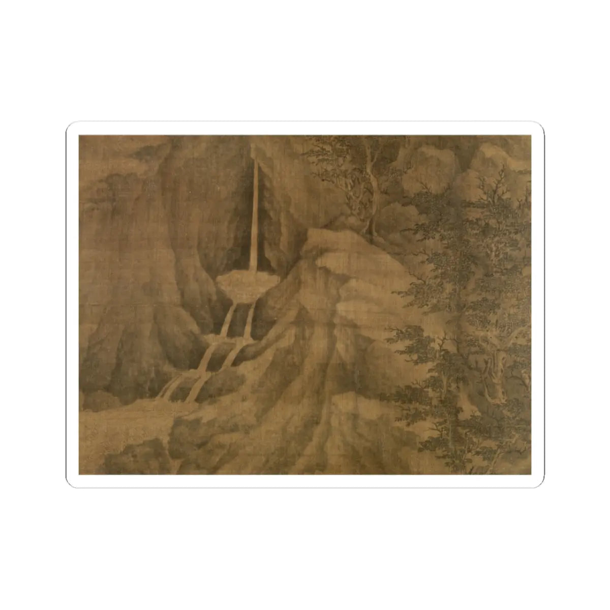 Dong Yuan - Riverbank - unknown v43 - STICKER Vinyl Kiss-Cut Decal