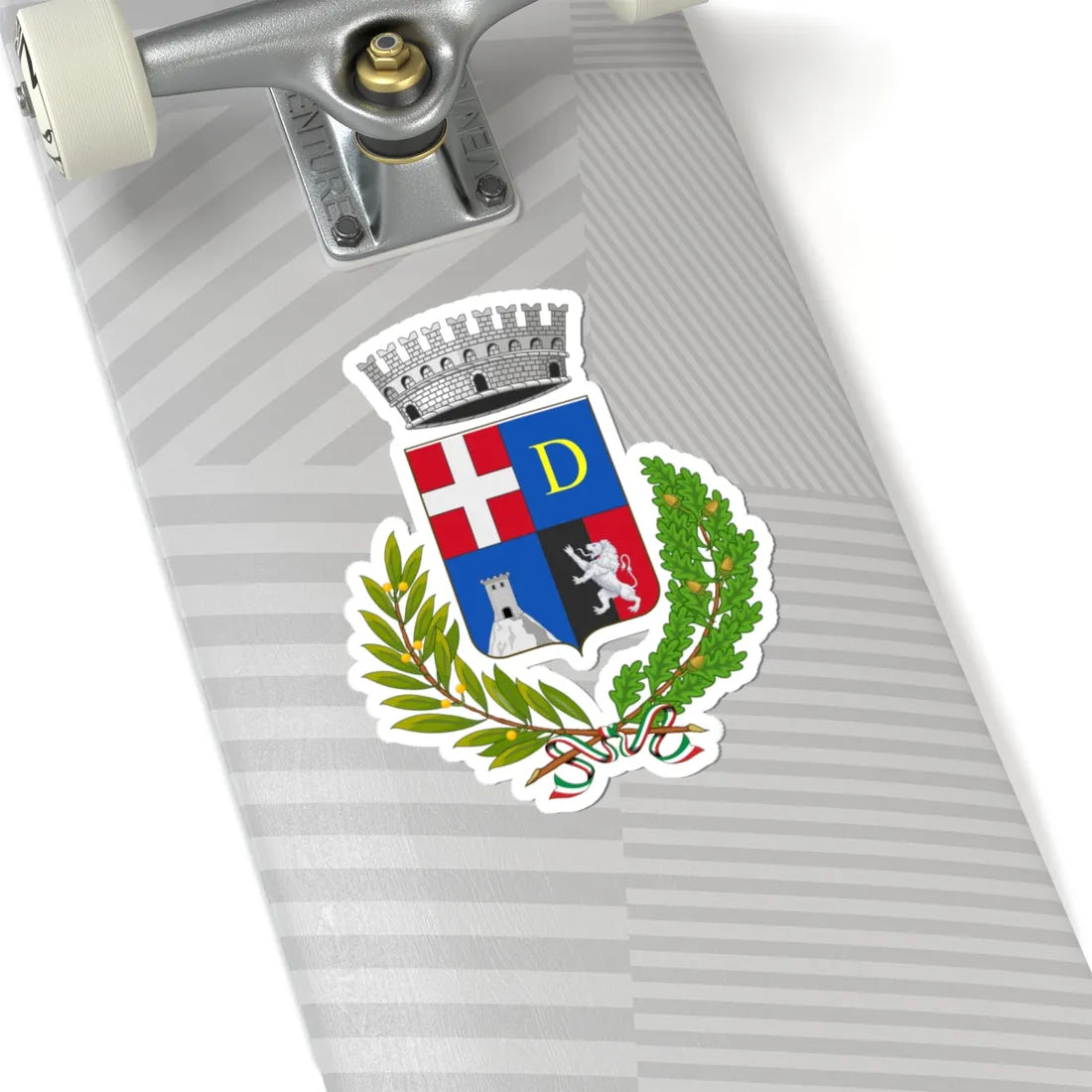 Donnas-Stemma (Italy) (Coat of Arms) STICKER Vinyl Kiss-Cut Decal - The Sticker Space