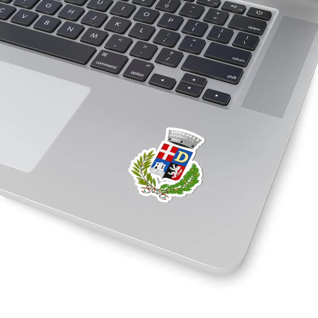 Donnas-Stemma2 (Italy) (Coat of Arms) STICKER Vinyl Kiss-Cut Decal - The Sticker Space