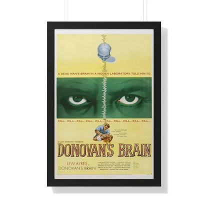 DONOVAN'S BRAIN 1953 - Framed Movie Poster - The Sticker Space