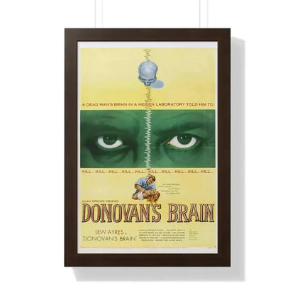 DONOVAN'S BRAIN 1953 - Framed Movie Poster - The Sticker Space