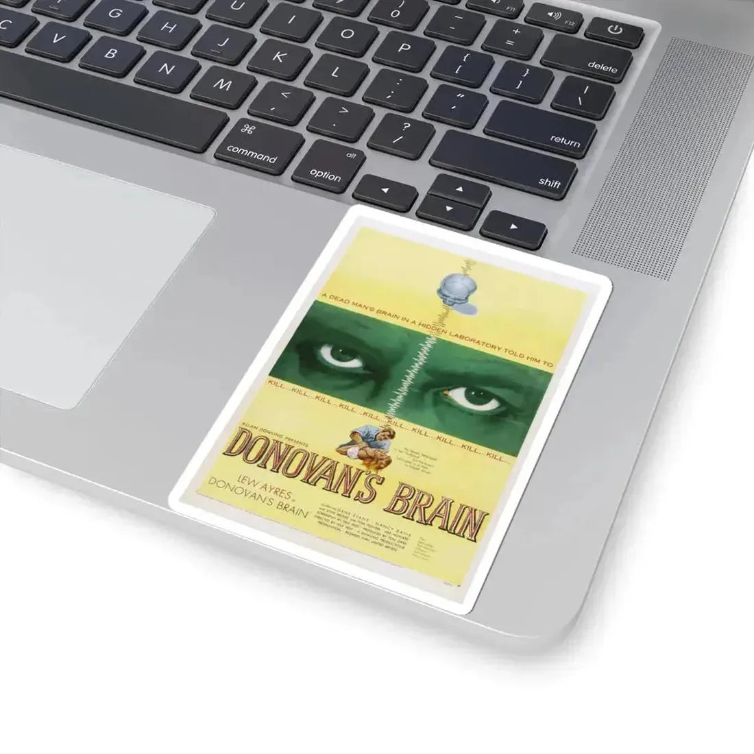 DONOVAN'S BRAIN 1953 Movie Poster - STICKER Vinyl Kiss-Cut Decal - The Sticker Space