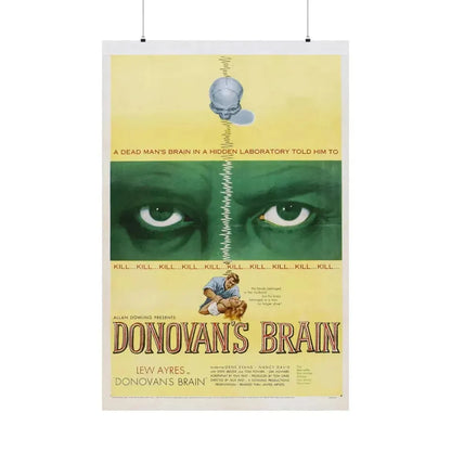 DONOVAN'S BRAIN 1953 - Paper Movie Poster 36" x 54" Matte - The Sticker Space