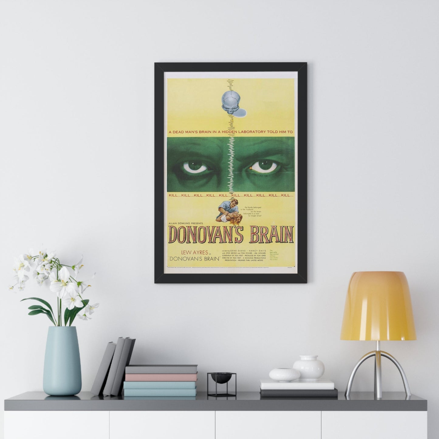 DONOVAN'S BRAIN 1953 - Framed Movie Poster-The Sticker Space