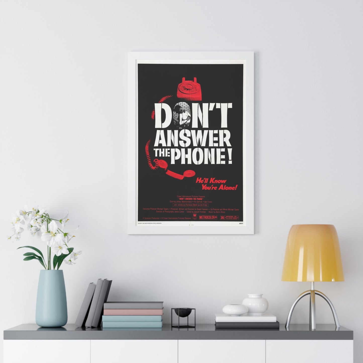 DON'T ANSWER THE PHONE! 1980 - Framed Movie Poster-The Sticker Space