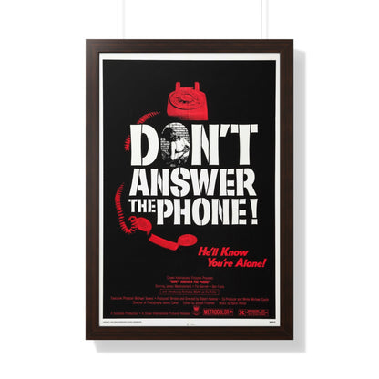 DON'T ANSWER THE PHONE! 1980 - Framed Movie Poster-20" x 30"-The Sticker Space