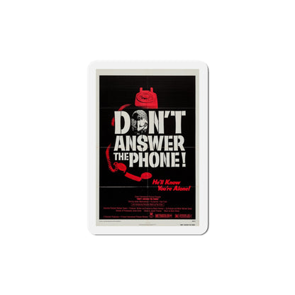 Don't Answer the Phone! 1980 Movie Poster Die-Cut Magnet-6 Inch-The Sticker Space