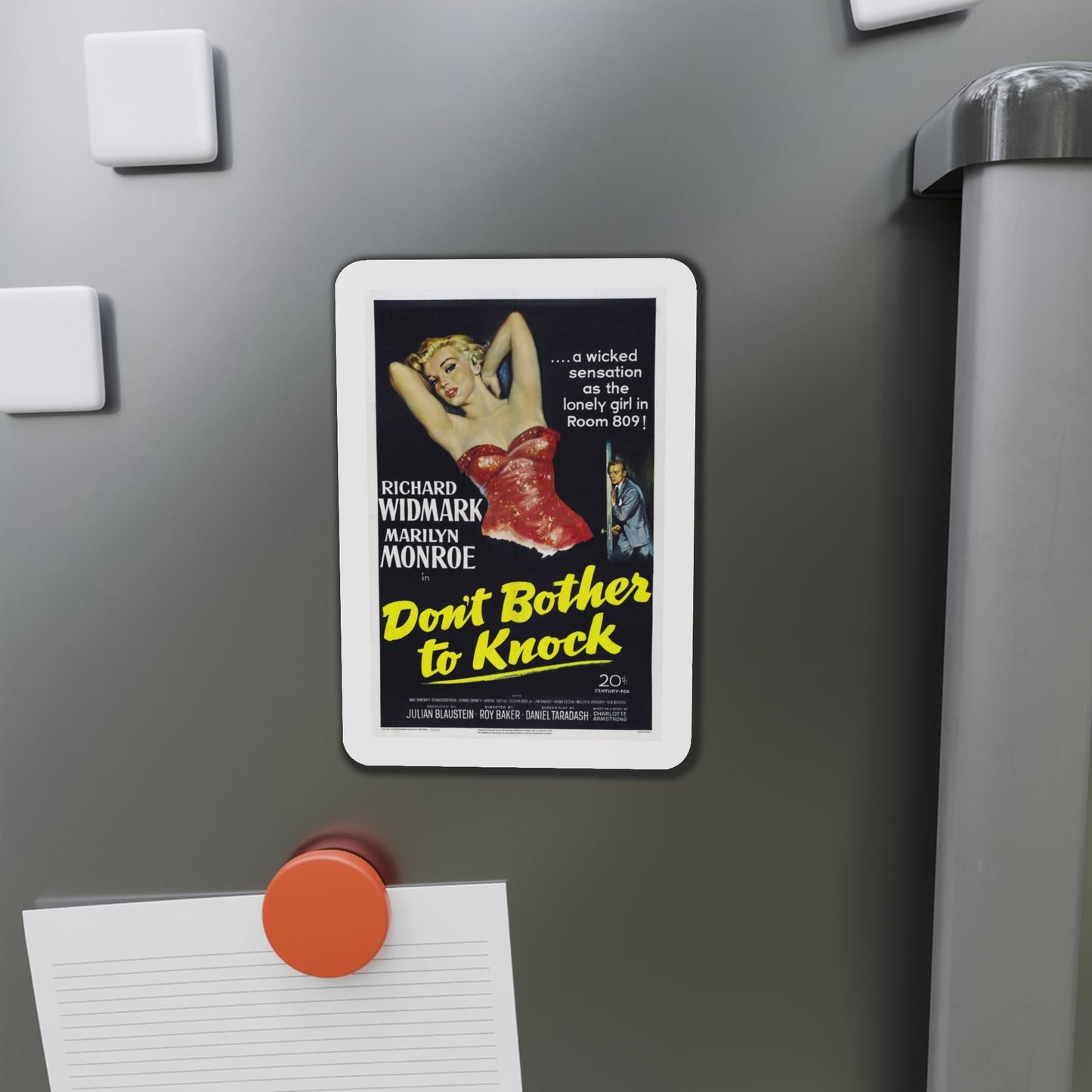 Dont Bother to Knock 1952 Movie Poster Die-Cut Magnet-The Sticker Space