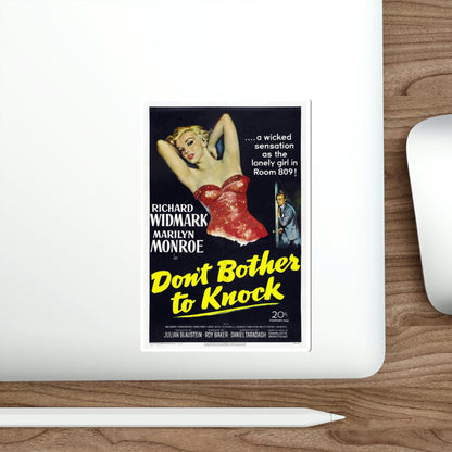 Dont Bother to Knock 1952 Movie Poster STICKER Vinyl Die-Cut Decal-The Sticker Space