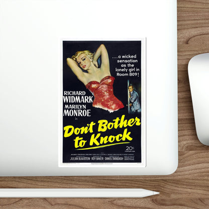 Dont Bother to Knock 1952 Movie Poster STICKER Vinyl Die-Cut Decal-The Sticker Space