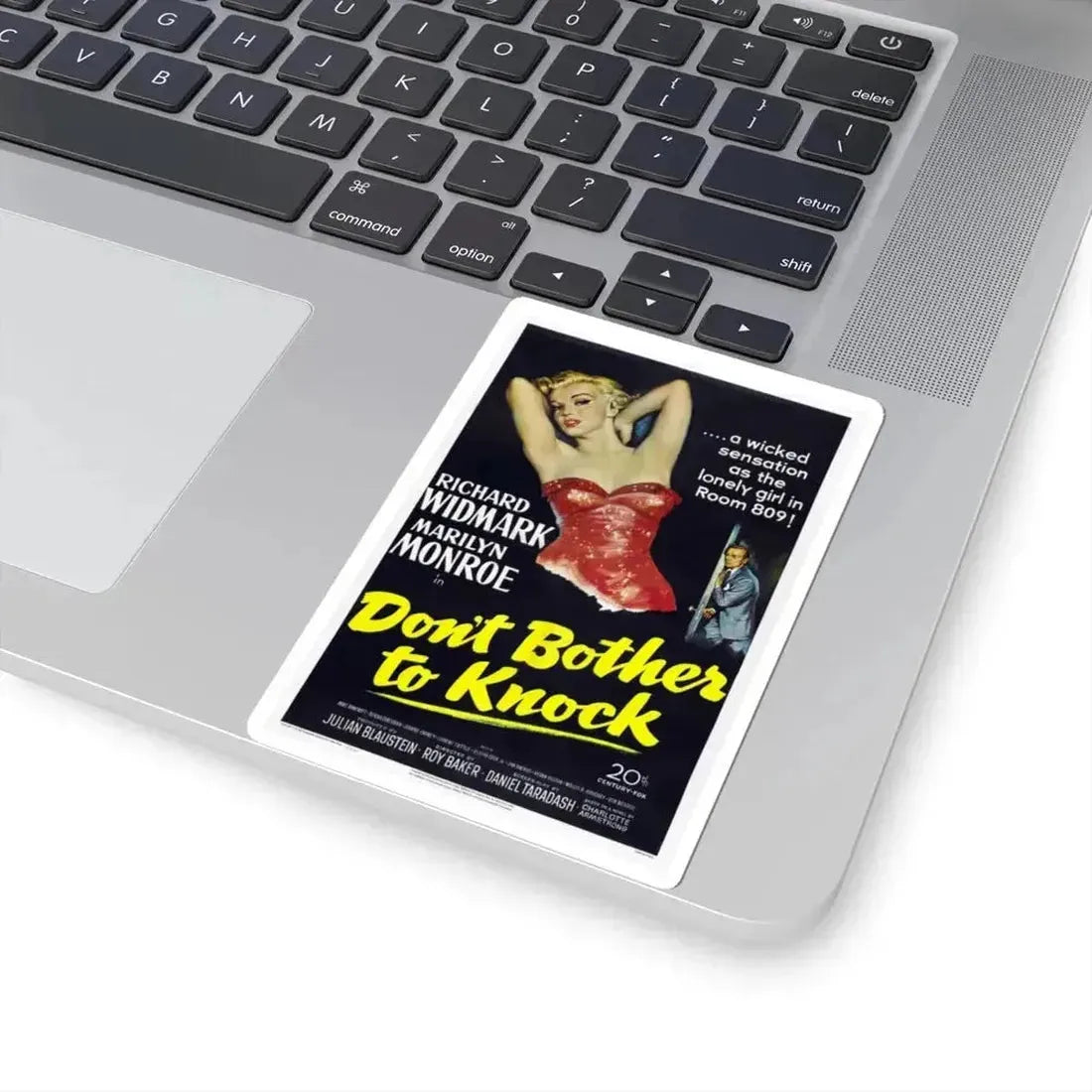 Dont Bother to Knock 1952 Movie Poster - STICKER Vinyl Kiss-Cut Decal - The Sticker Space