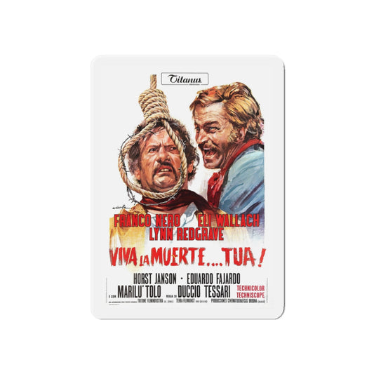 DON'T TURN THE OTHER CHEEK 1971 Movie Poster - Die-Cut Magnet-6 × 6"-The Sticker Space