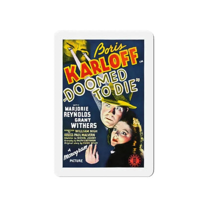 DOOMED TO DIE 1980 Movie Poster - Refrigerator Magnet 6 Inch - The Sticker Space