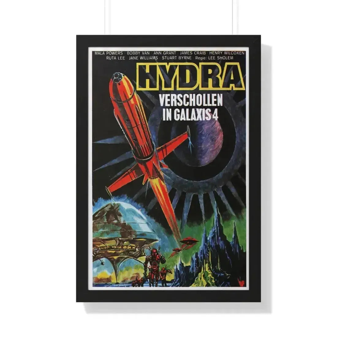 DOOMSDAY MACHINE 1972 - Framed Movie Poster 20" x 30" Black - The Sticker Space