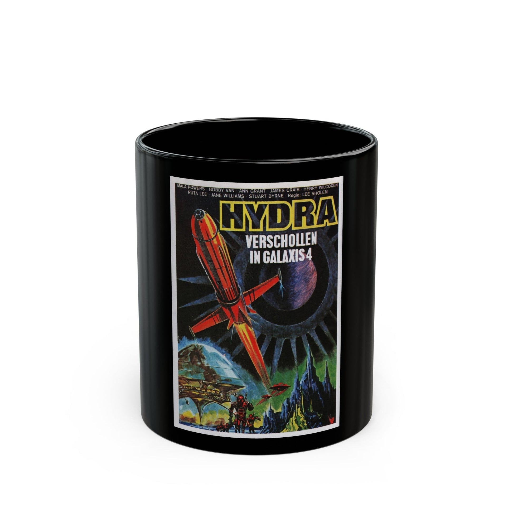 DOOMSDAY MACHINE 1972 Movie Poster - Black Coffee Mug-11oz-The Sticker Space