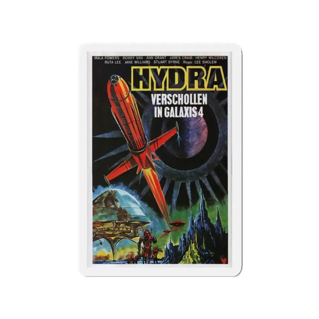 DOOMSDAY MACHINE 1972 Movie Poster - Refrigerator Magnet 3 Inch - The Sticker Space