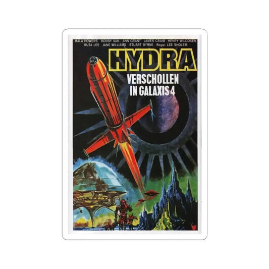 DOOMSDAY MACHINE 1972 Movie Poster - STICKER Vinyl Kiss-Cut Decal 2 Inch White - The Sticker Space