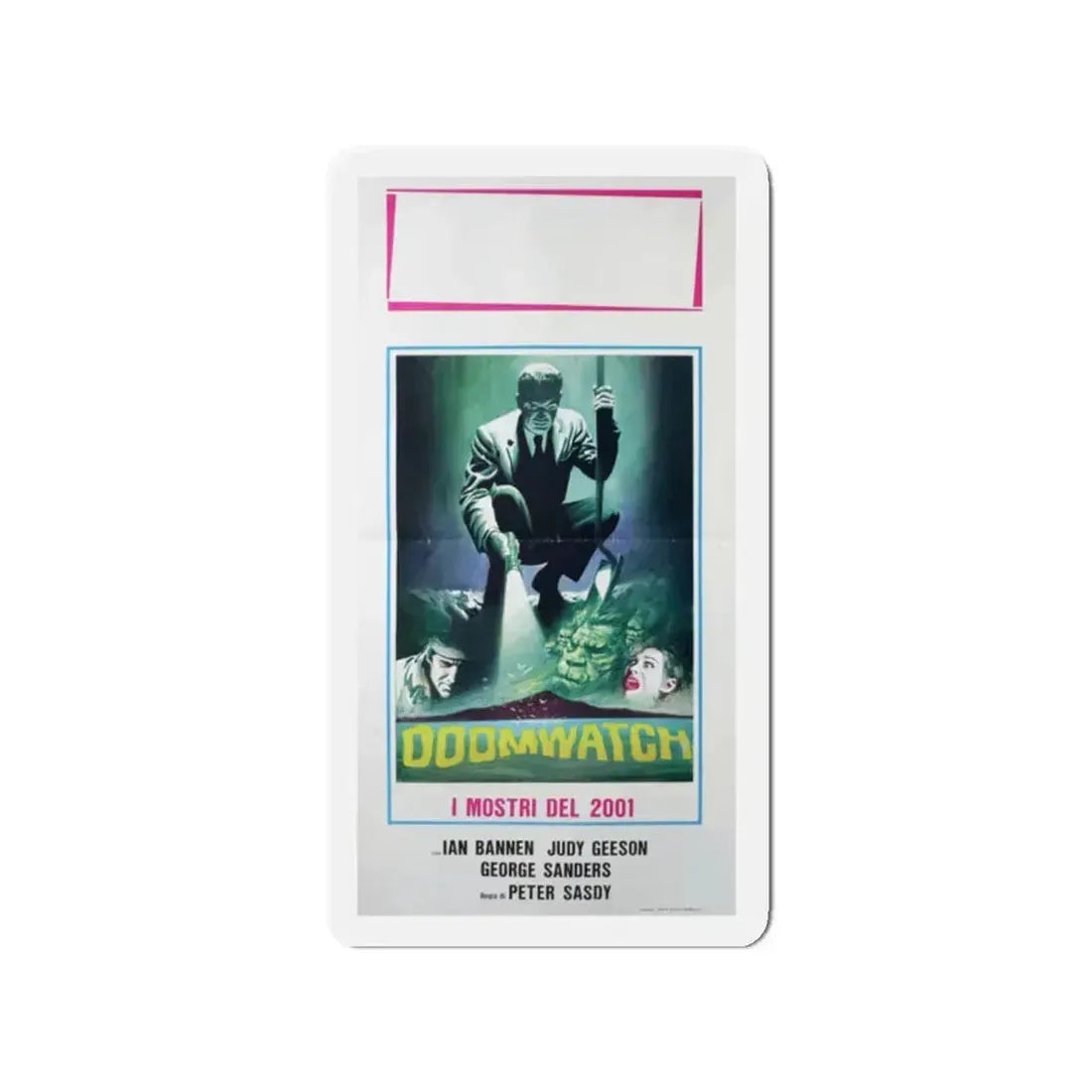 DOOMWATCH 1972 Movie Poster - Refrigerator Magnet 2 Inch - The Sticker Space