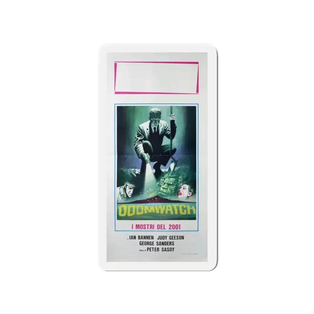 DOOMWATCH 1972 Movie Poster - Refrigerator Magnet 4 Inch - The Sticker Space