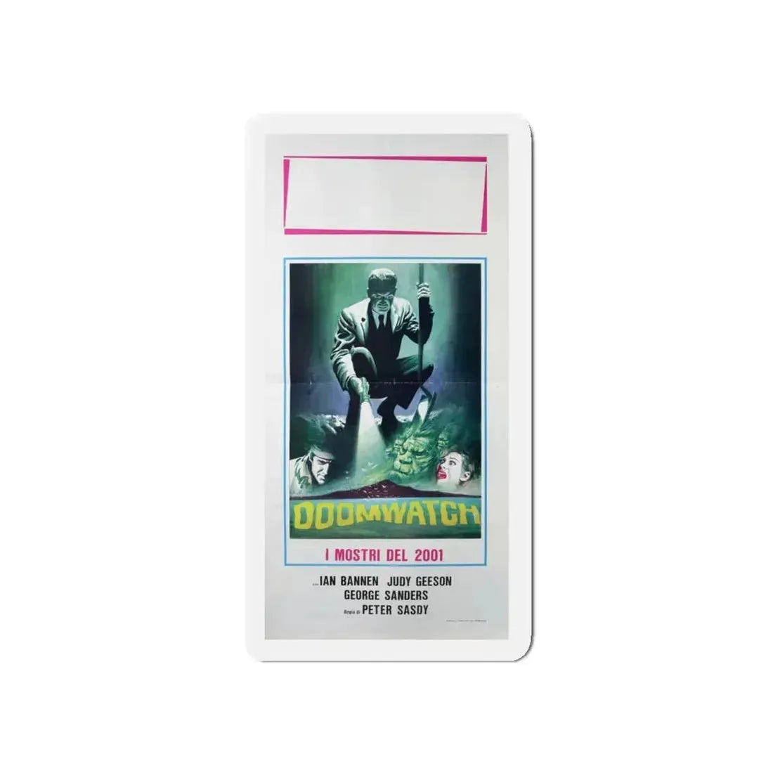 DOOMWATCH 1972 Movie Poster - Refrigerator Magnet 5 Inch - The Sticker Space