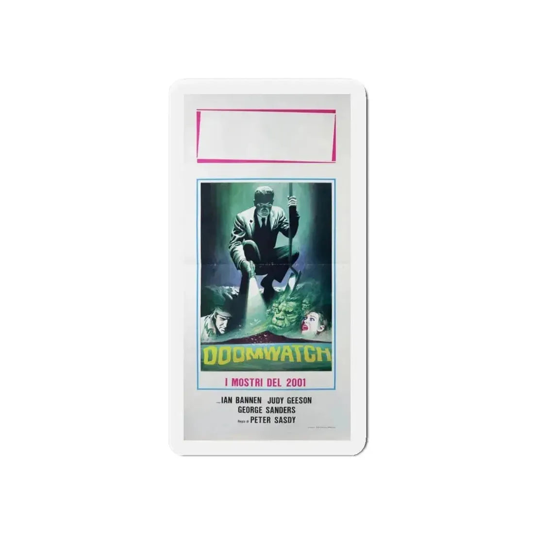 DOOMWATCH 1972 Movie Poster - Refrigerator Magnet 6 Inch - The Sticker Space