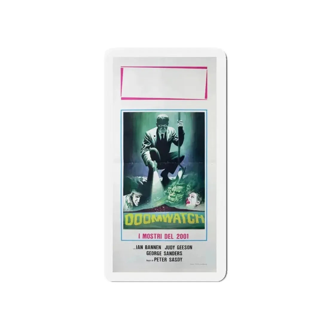 DOOMWATCH 1972 Movie Poster - Refrigerator Magnet - The Sticker Space