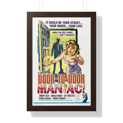 DOOR TO DOOR MANIAC 1961 - Framed Movie Poster-16″ x 24″-The Sticker Space