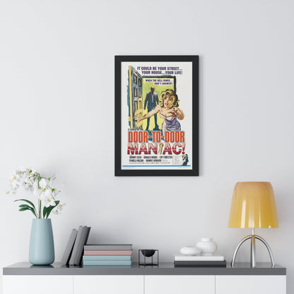 DOOR TO DOOR MANIAC 1961 - Framed Movie Poster-The Sticker Space