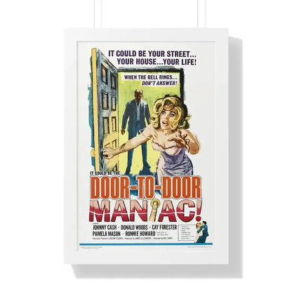 DOOR TO DOOR MANIAC 1961 - Framed Movie Poster - The Sticker Space