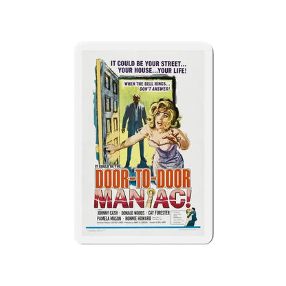 DOOR TO DOOR MANIAC 1961 Movie Poster - Refrigerator Magnet - The Sticker Space