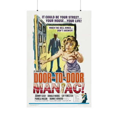 DOOR TO DOOR MANIAC 1961 - Paper Movie Poster 36" x 54" Matte - The Sticker Space