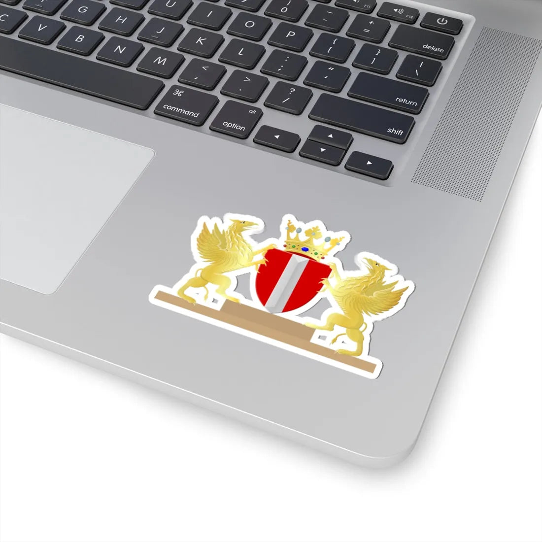 Dordrecht wapen (Netherlands) (Coat of Arms) STICKER Vinyl Kiss-Cut Decal - The Sticker Space
