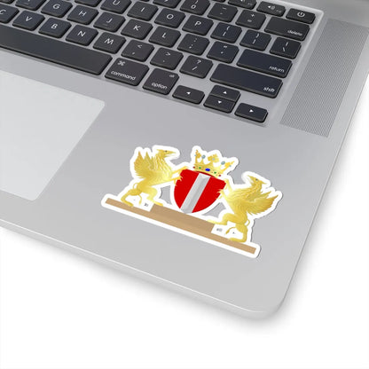 Dordrecht wapen (Netherlands) (Coat of Arms) STICKER Vinyl Kiss-Cut Decal - The Sticker Space