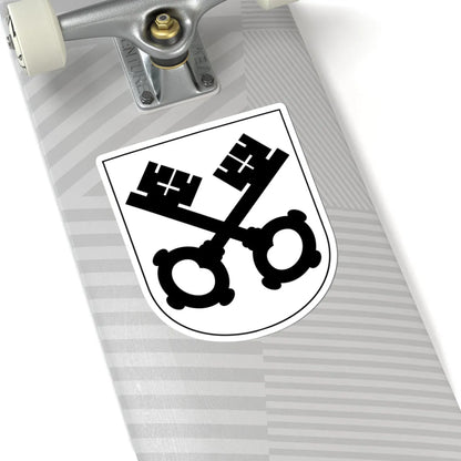 Dorf-blazon (Switzerland) (Coat of Arms) STICKER Vinyl Kiss-Cut Decal - The Sticker Space