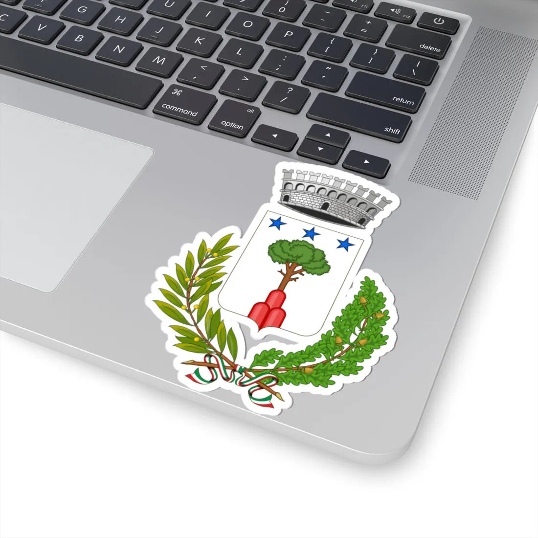 Dorgali-Stemma (Italy) (Coat of Arms) STICKER Vinyl Kiss-Cut Decal - The Sticker Space