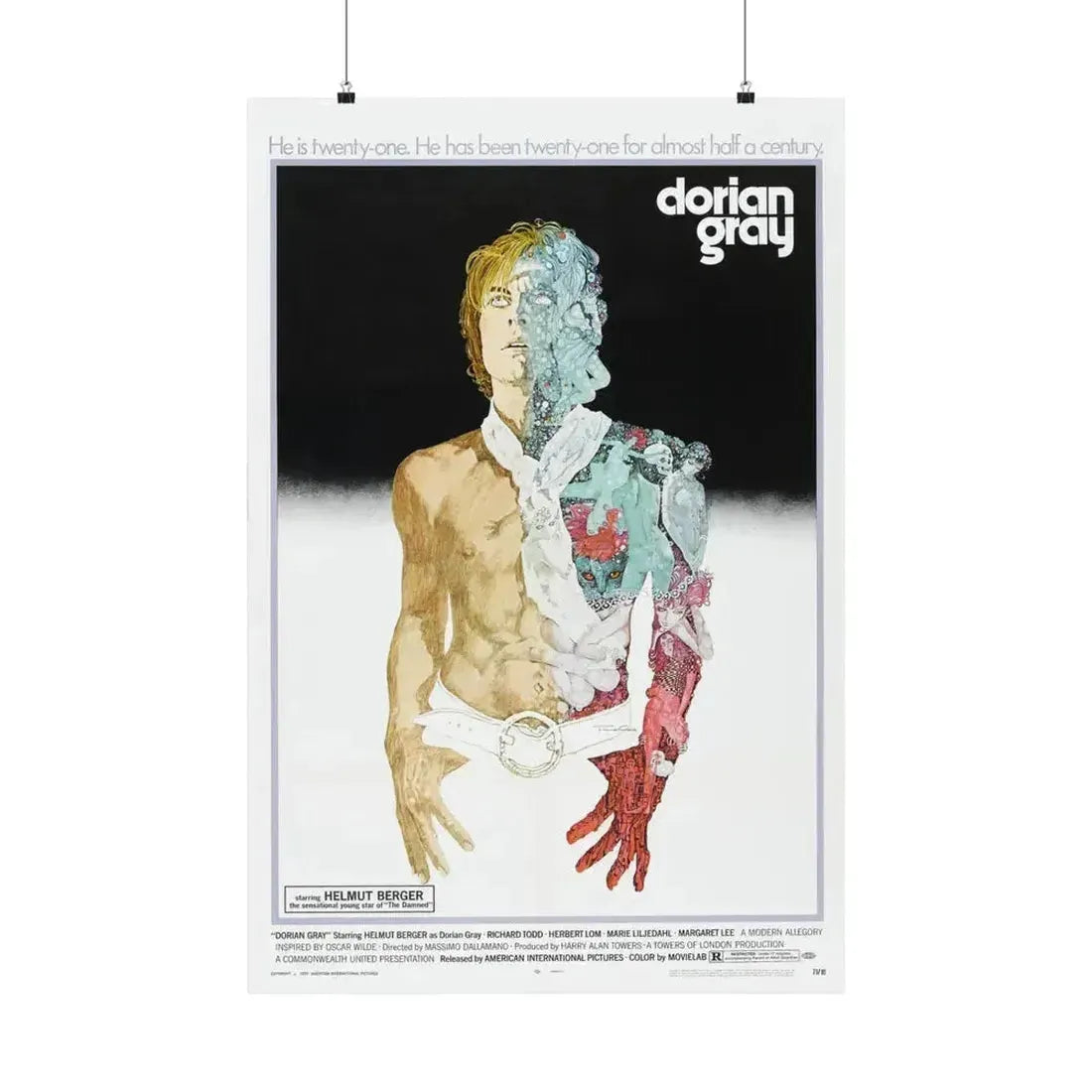 DORIAN GRAY 1970 - Paper Movie Poster 24″ x 36″ Matte - The Sticker Space