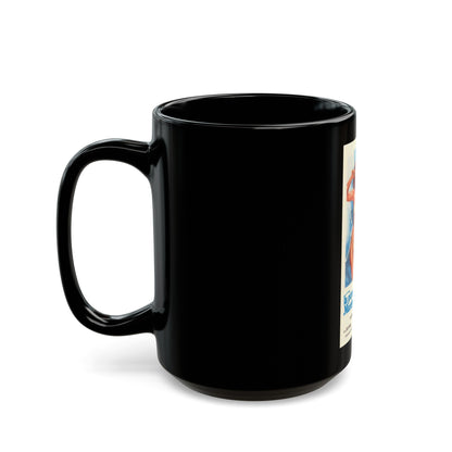 DORIANA GREY 1976 Movie Poster - Black Coffee Mug-The Sticker Space