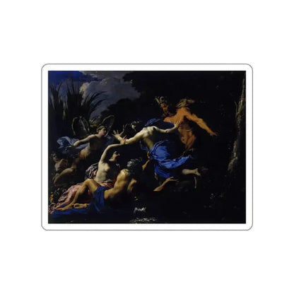 DORIGNY, Michel - Pan and Syrinx (Artwork) STICKER Vinyl Die-Cut Decal White Die-Cut 2 Inch - The Sticker Space