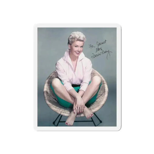 Doris Day #111 (Vintage Female Icon) Refrigerator Magnet 6 Inch Die-Cut - The Sticker Space