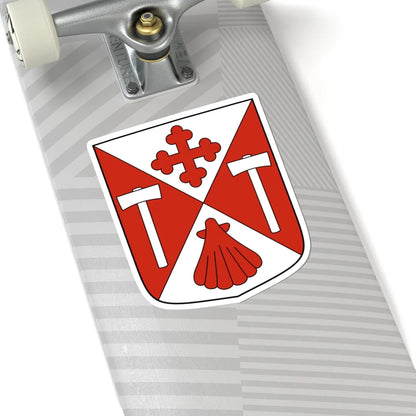 Dorénaz-blazon (Switzerland) (Coat of Arms) STICKER Vinyl Kiss-Cut Decal - The Sticker Space
