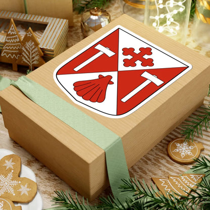 Dorénaz-blazon (Switzerland) (Coat of Arms) STICKER Vinyl Kiss-Cut Decal - The Sticker Space