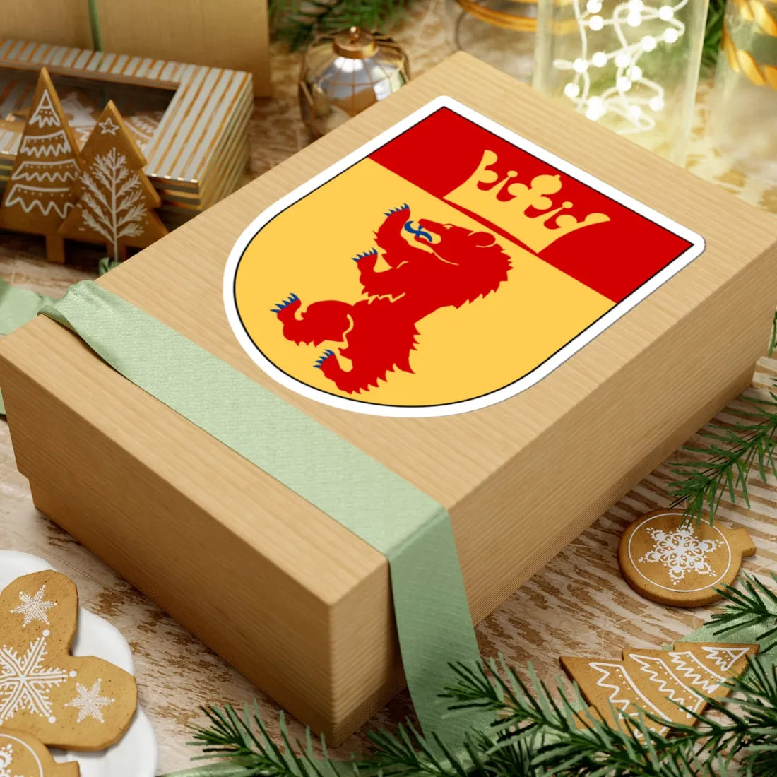 Dorotea vapen (Sweden) (Coat of Arms) STICKER Vinyl Kiss-Cut Decal - The Sticker Space